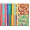 Aitoh Washi Chiyogami Paper - Geo Kimono, 5-7/8" x 5-7/8", 64 Sheets